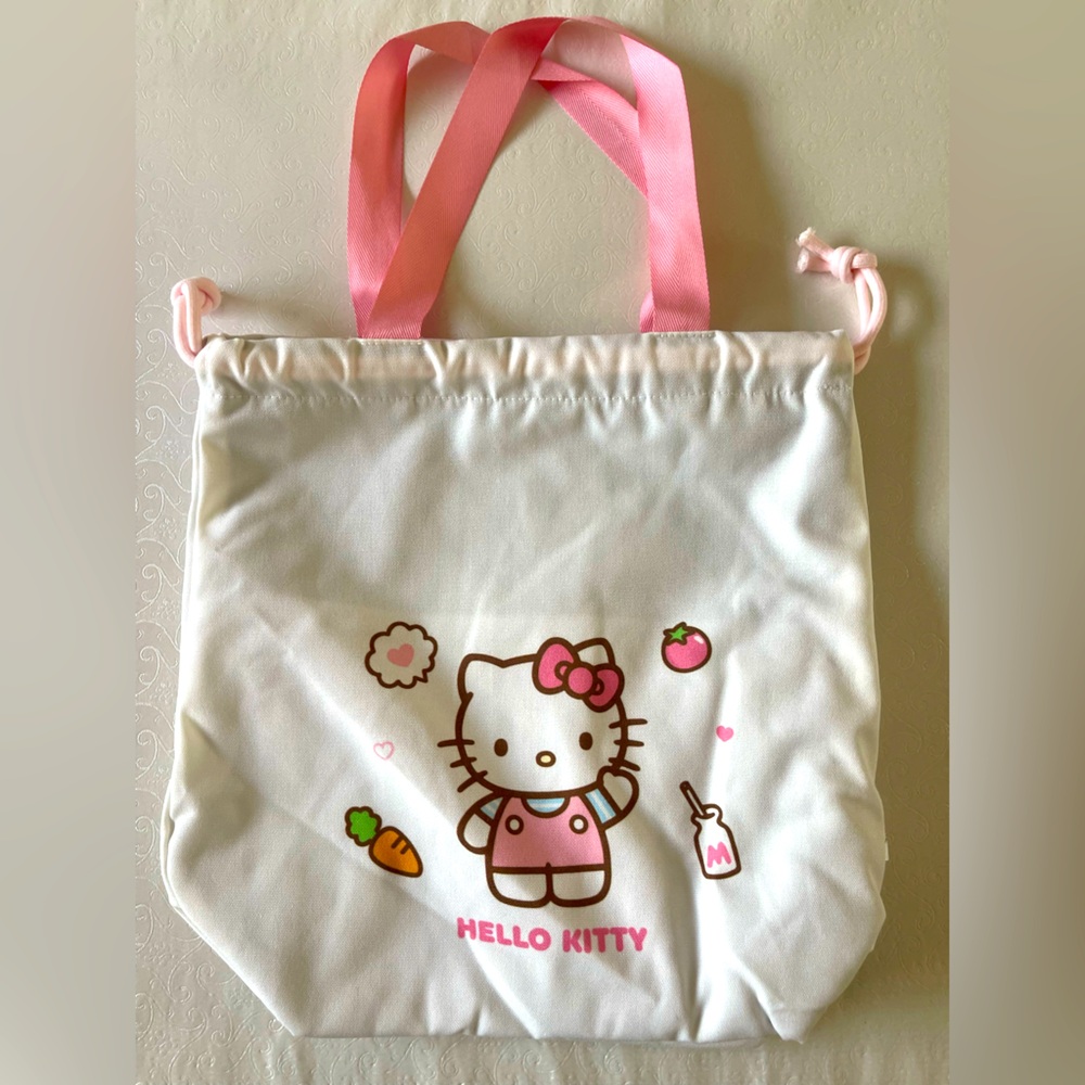 Hello Kitty drawstring bag